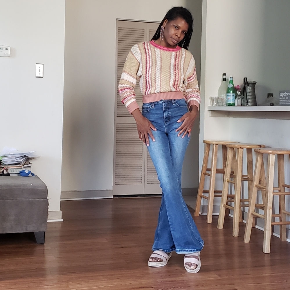 FREE PEOPLE "Sweet Child Combo" Sweater - Picture 8 of 16